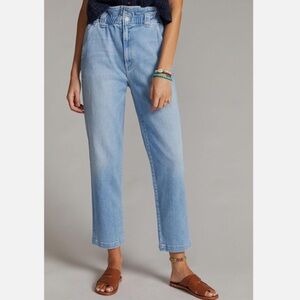 Mother The Yoyo Ruffle Greaser Ankle Jeans Crafty Side 28 high waisted straight